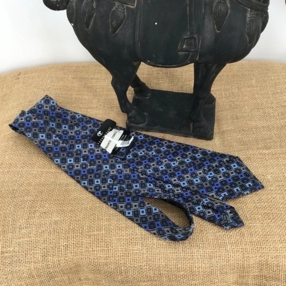 Pronto Uomo Men’s Geometric Patter Tie NWT - Picture 4 of 8